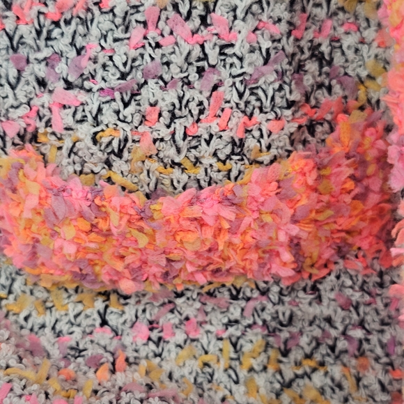 For The Republic Pink Multicolor Tweed Cardigan - Picture 6 of 12